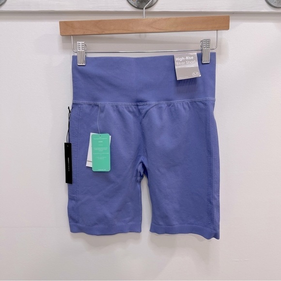 nwt hi rise biker short in lavender - Picture 1 of 11